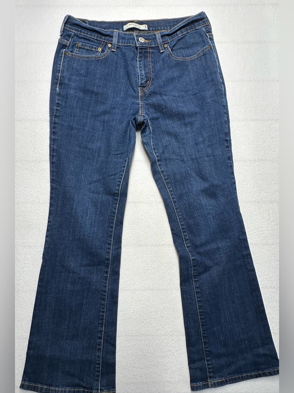 Levi’s 515 Women’s Jeans 10 Short Bootcut Mid Rise Dark Wash Stretch